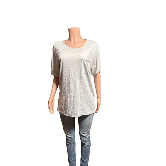 Vintage workwear crew neck short sleeve pullover tee L - Picture 3 of 9